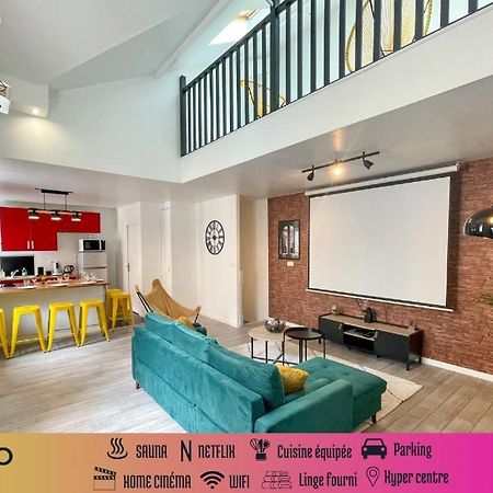 Superbe Appartement-Sauna-Cinema-Parking-Gare Amiens Exterior photo