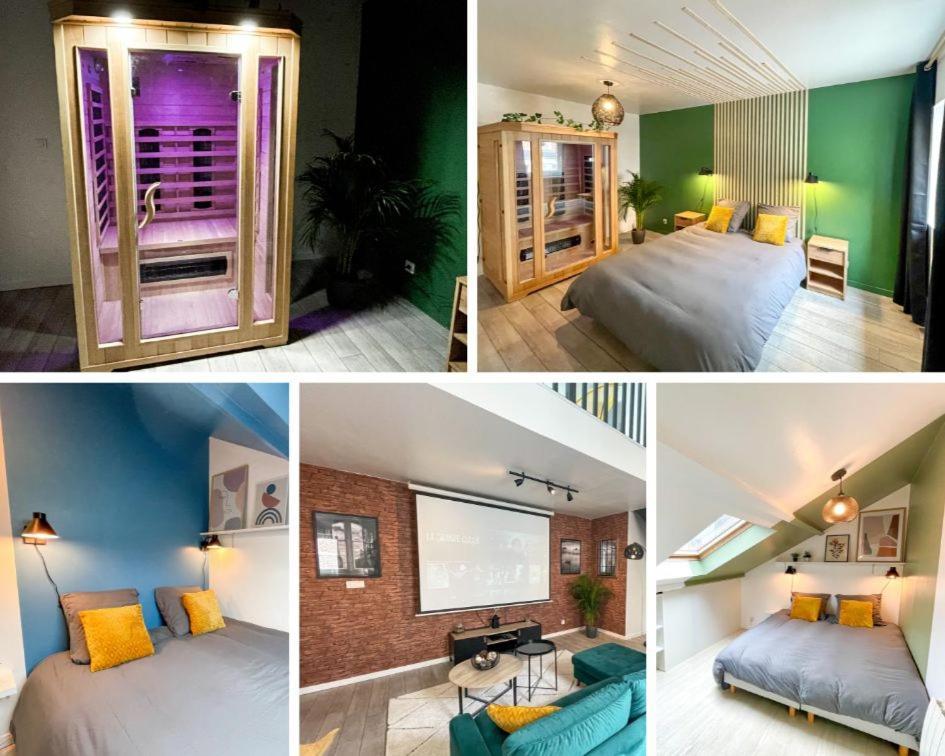 Superbe Appartement-Sauna-Cinema-Parking-Gare Amiens Exterior photo