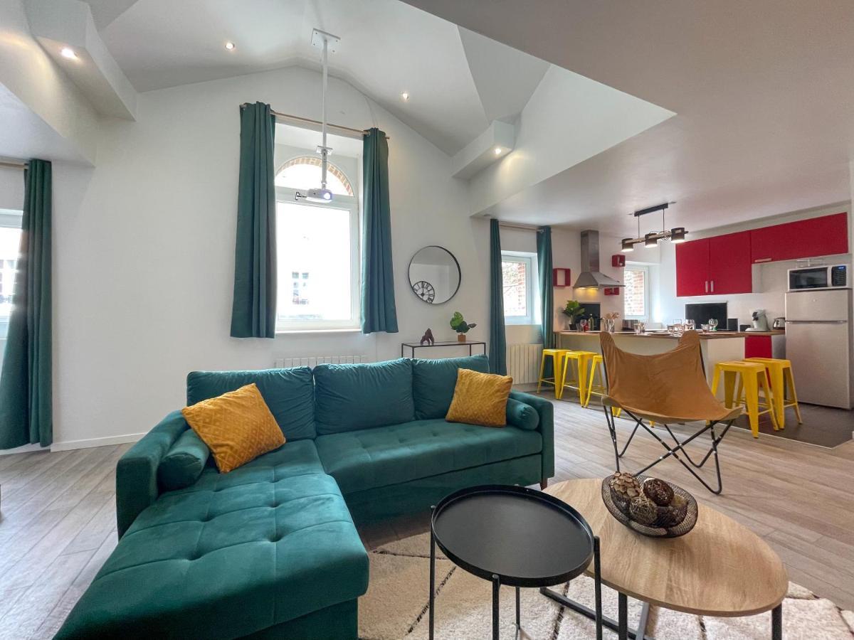 Superbe Appartement-Sauna-Cinema-Parking-Gare Amiens Exterior photo