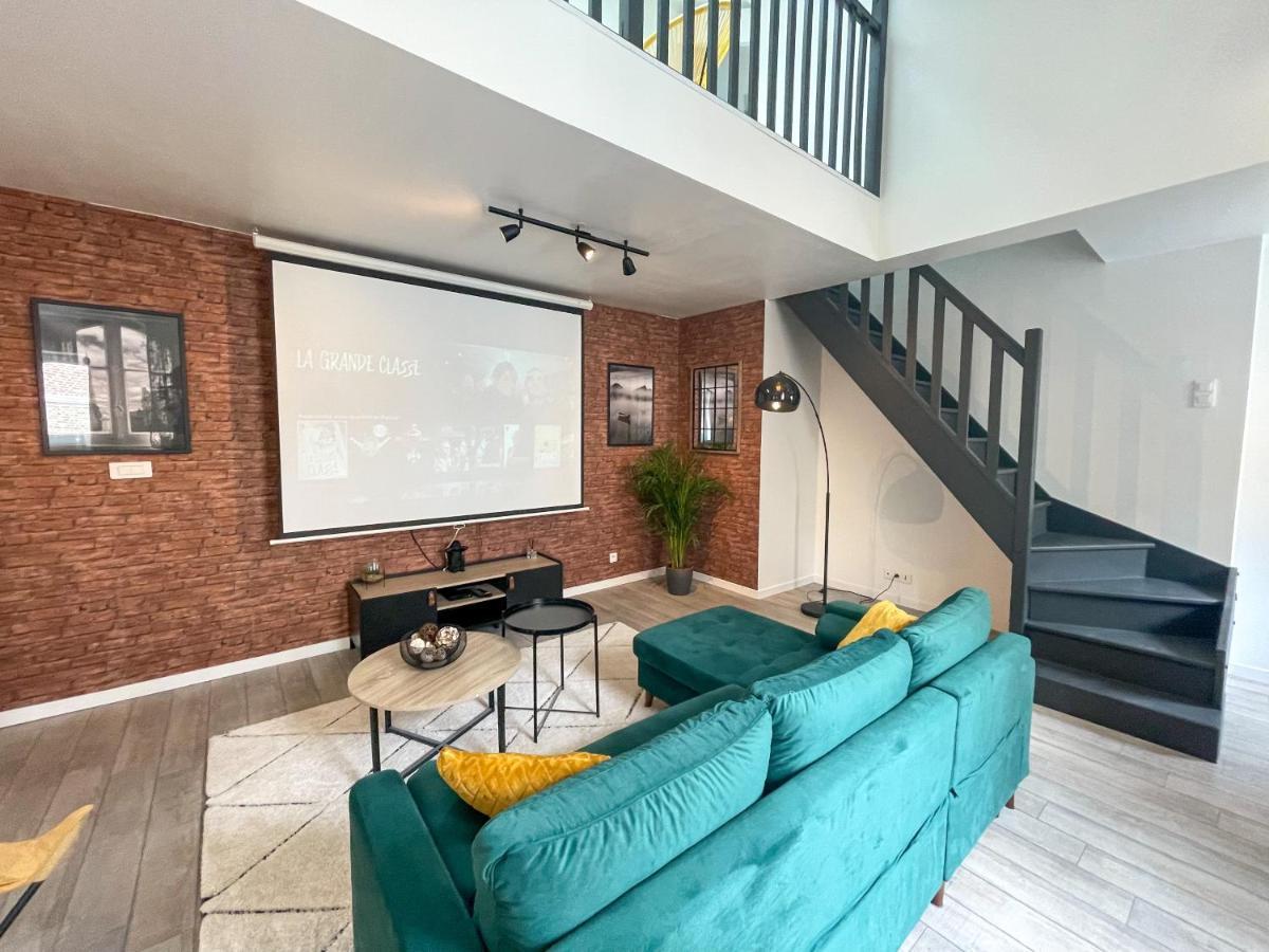 Superbe Appartement-Sauna-Cinema-Parking-Gare Amiens Exterior photo