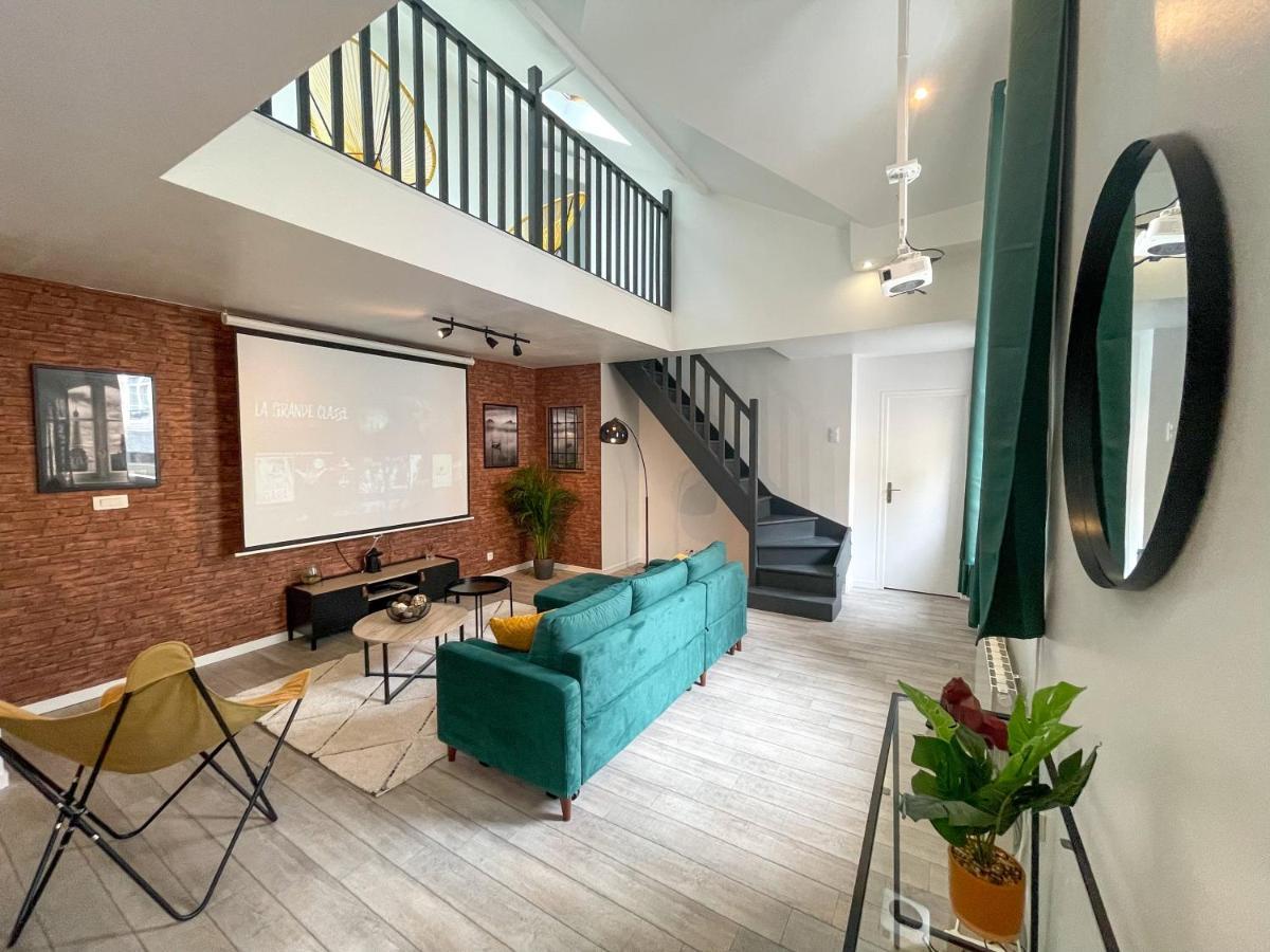 Superbe Appartement-Sauna-Cinema-Parking-Gare Amiens Exterior photo