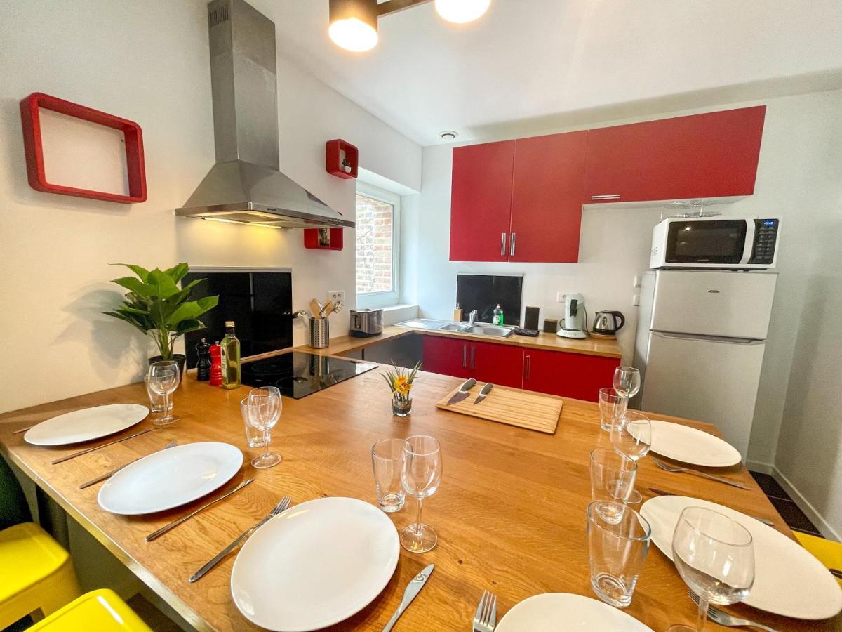 Superbe Appartement-Sauna-Cinema-Parking-Gare Amiens Exterior photo